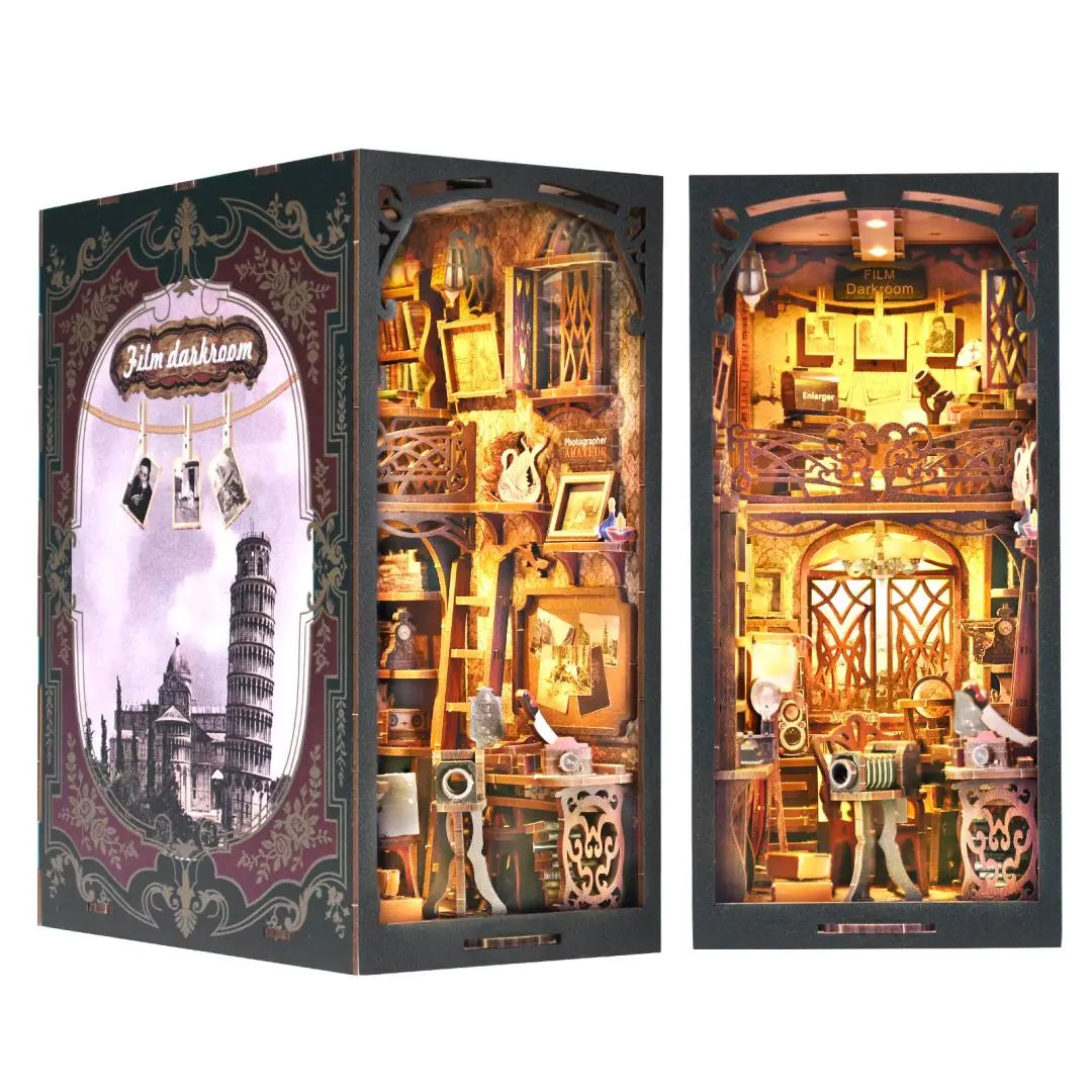 Booknook DIY Wooden Puzzle Miniature House Kit For Bookshelf Decor