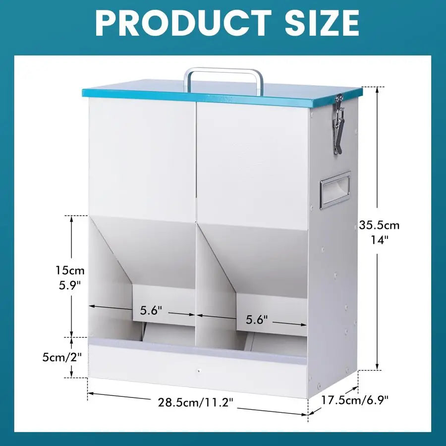 Automatic Cat Feeder With Large Capacity For Two Cats