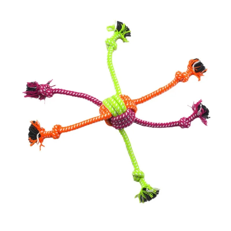 Durable Dog Rope Toy For Chewing And Training Bone Knot