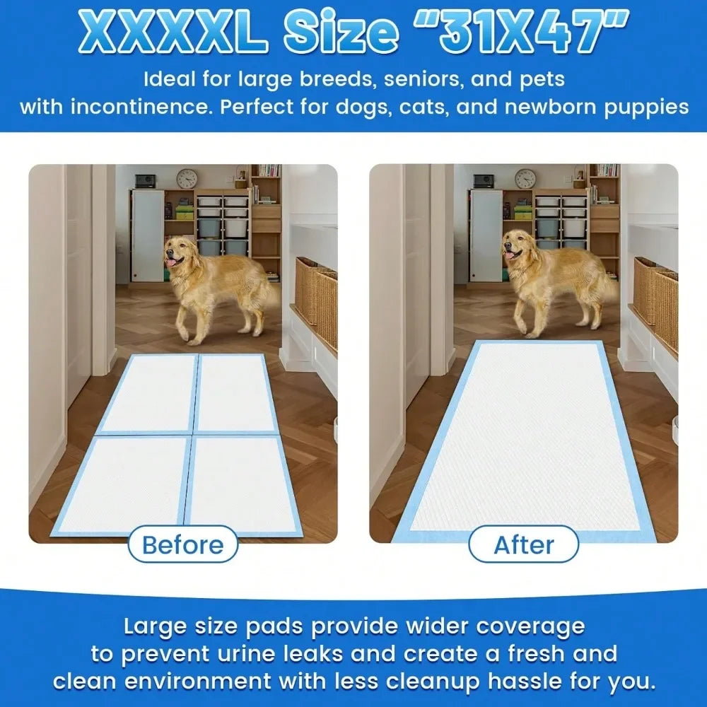Ultra Absorbent Dog Pee Pads Leak Proof Odor Control