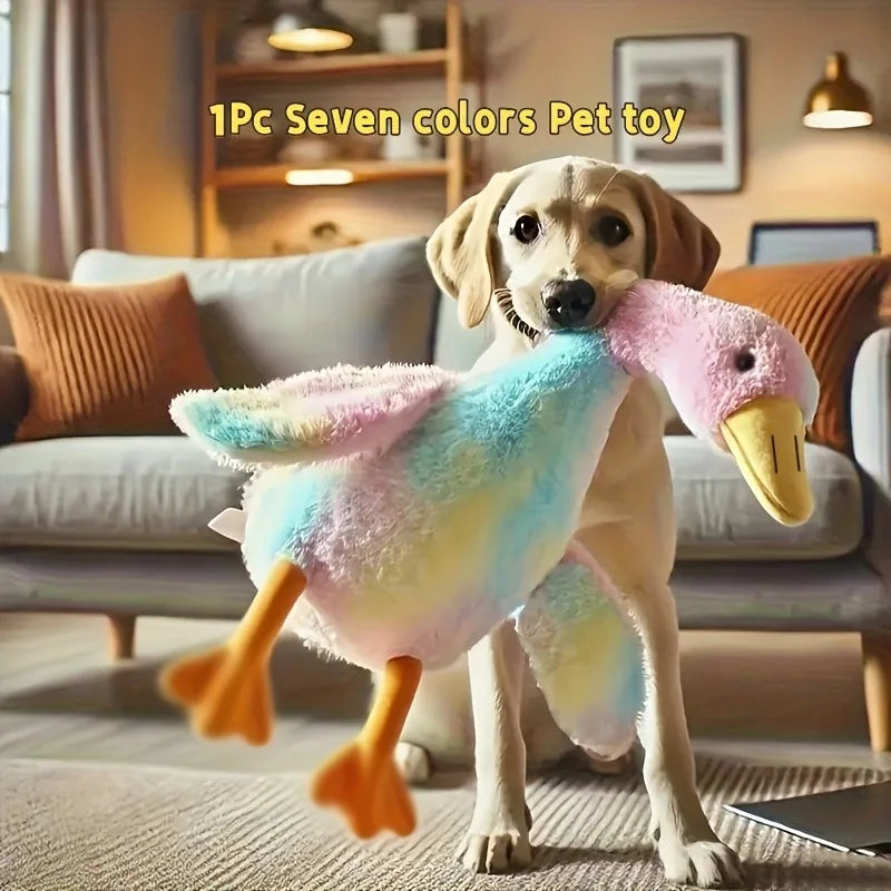 Soft Duck Plush Toy for Cats and Dogs Anxiety Relief