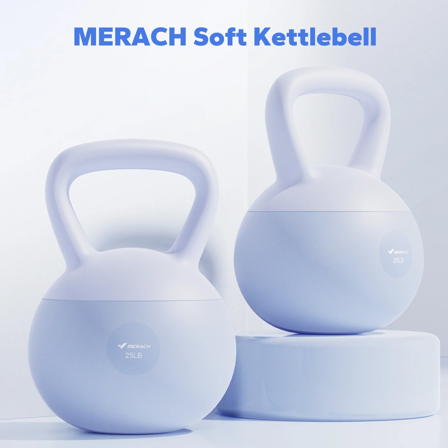 MERACH Soft Kettlebell With Non Slip Wide Grip Handle Sand Filled
