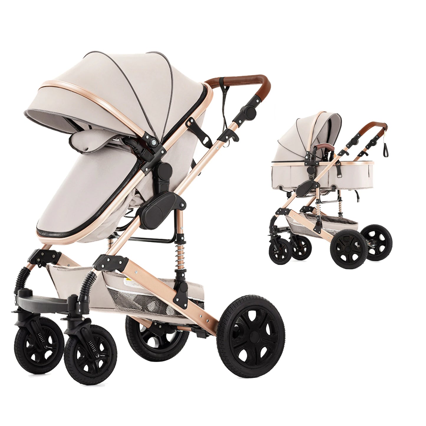 SteAnny 3-In-1 Baby Stroller Travel System With Isofix Base