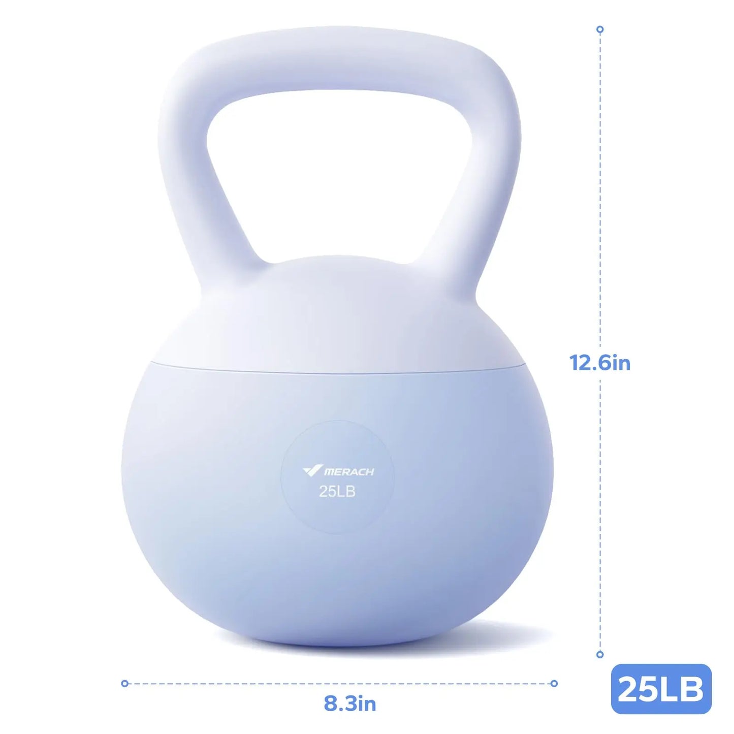 MERACH Soft Kettlebell With Non Slip Wide Grip Handle Sand Filled