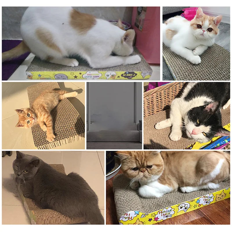 Cat Scratcher Cardboard Scratching Board Toy For Cats
