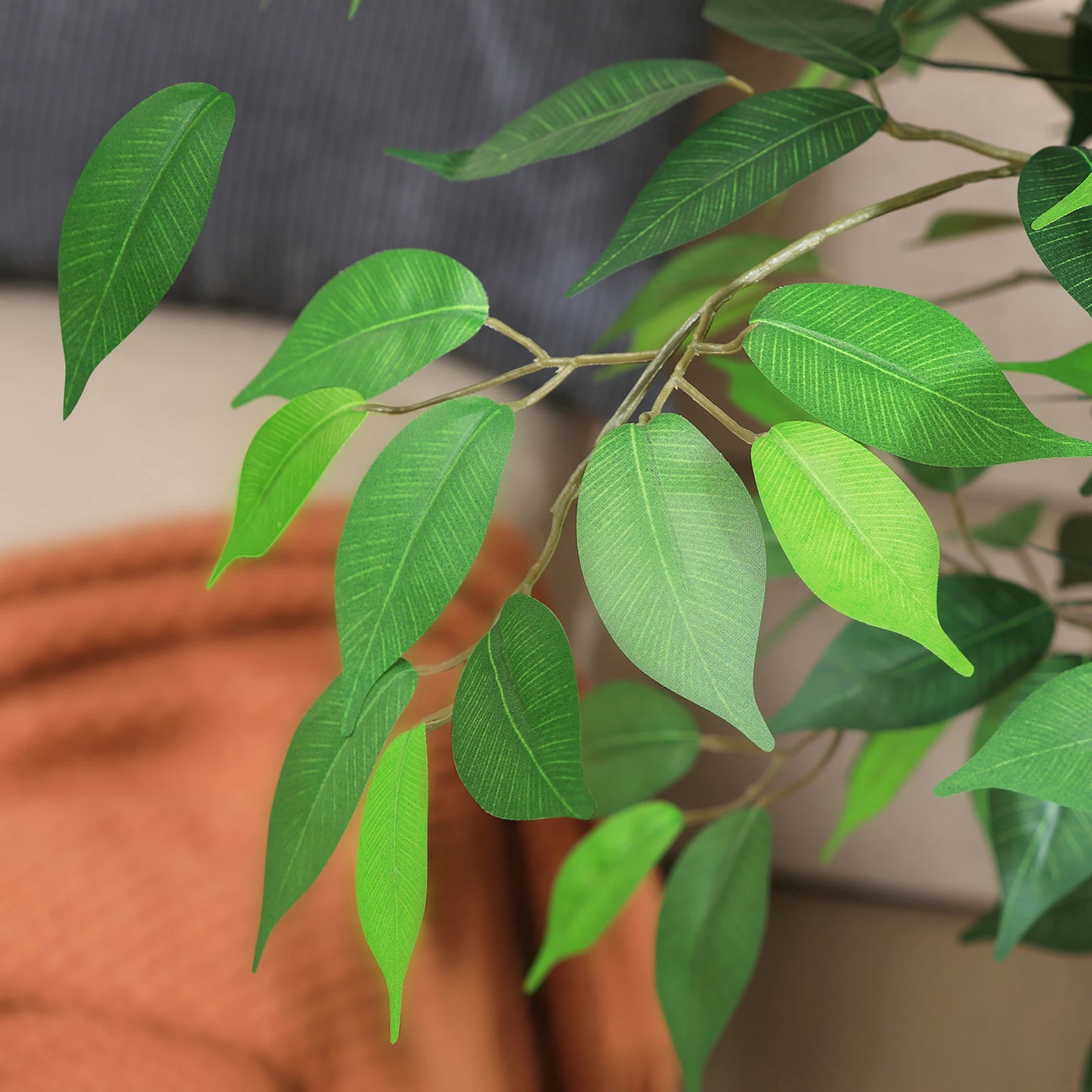 KAZEILA CN Artificial Ficus Tree With Natural Curved Trunks