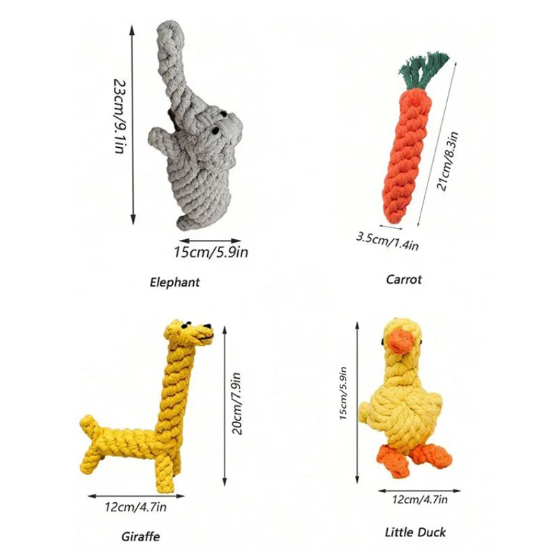 Durable Handwoven Cotton Rope Dog Toy For All Dogs