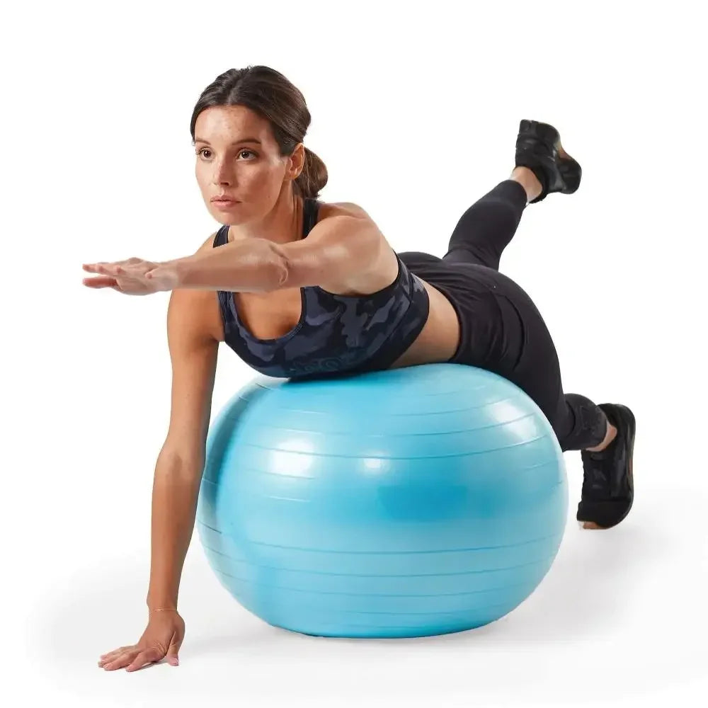 Weighted Stability Ball With Pump For Core And Body Training
