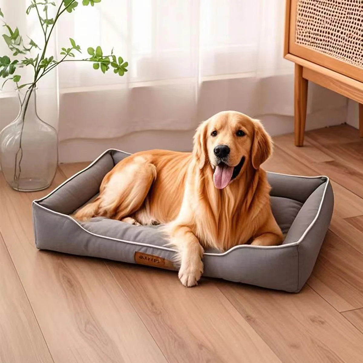 Four Season Square Dog Bed Waterproof Sofa Pet House