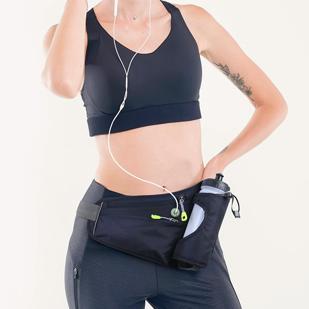 APWIKOGER Hydration Running Waist Bag Water Bottle Holder