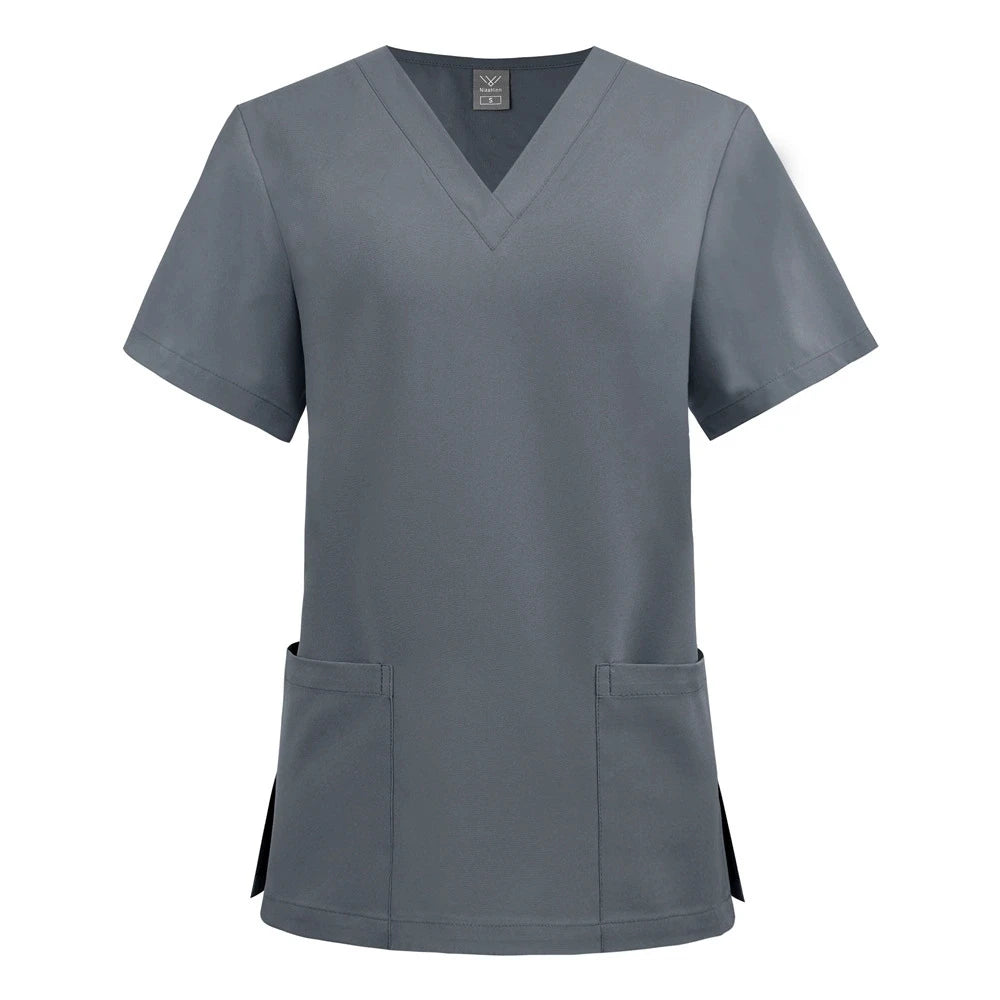 NONECN Wholesale Nurse Scrubs Uniform Set Durable Washable Medical Workwear