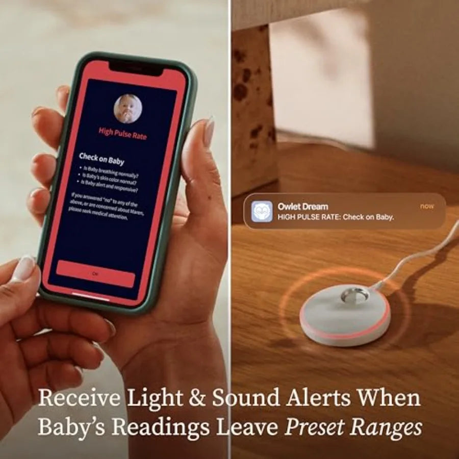 Dream Sock Smart Baby Monitor for Infants with SpO2 and Heart Rate