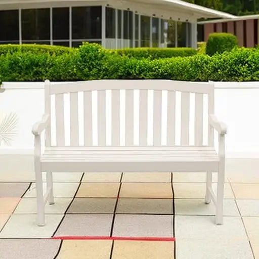 Acacia Wood 2-Seat Outdoor Bench