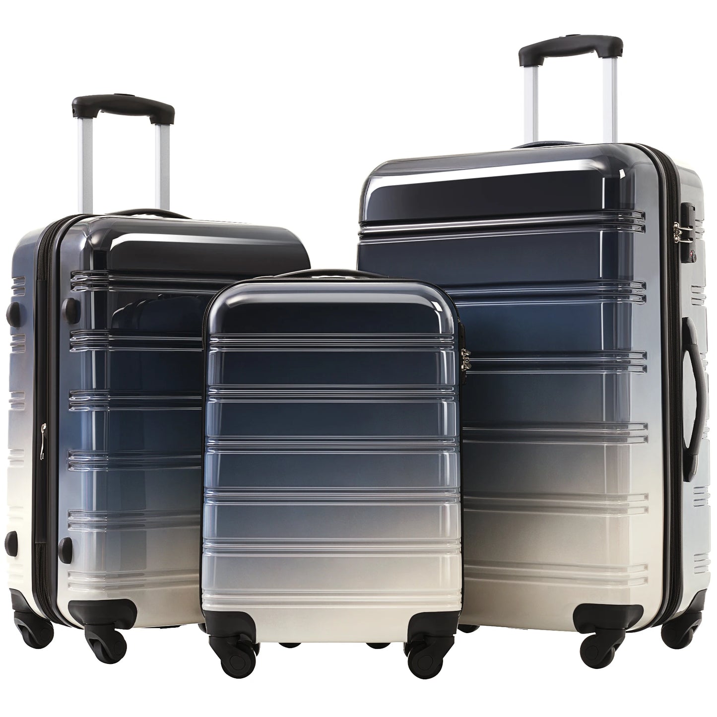Hardshell Luggage Set 3-Piece Expandable Spinner with TSA Lock
