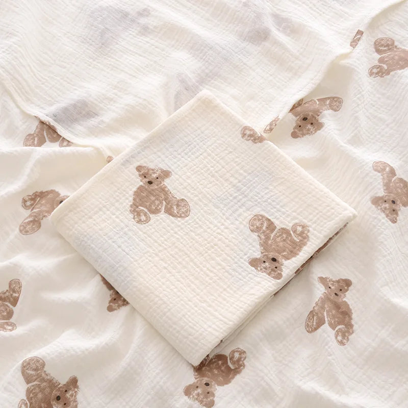 OIMG Baby Muslin Swaddle Blanket Cotton Receiving Blanket