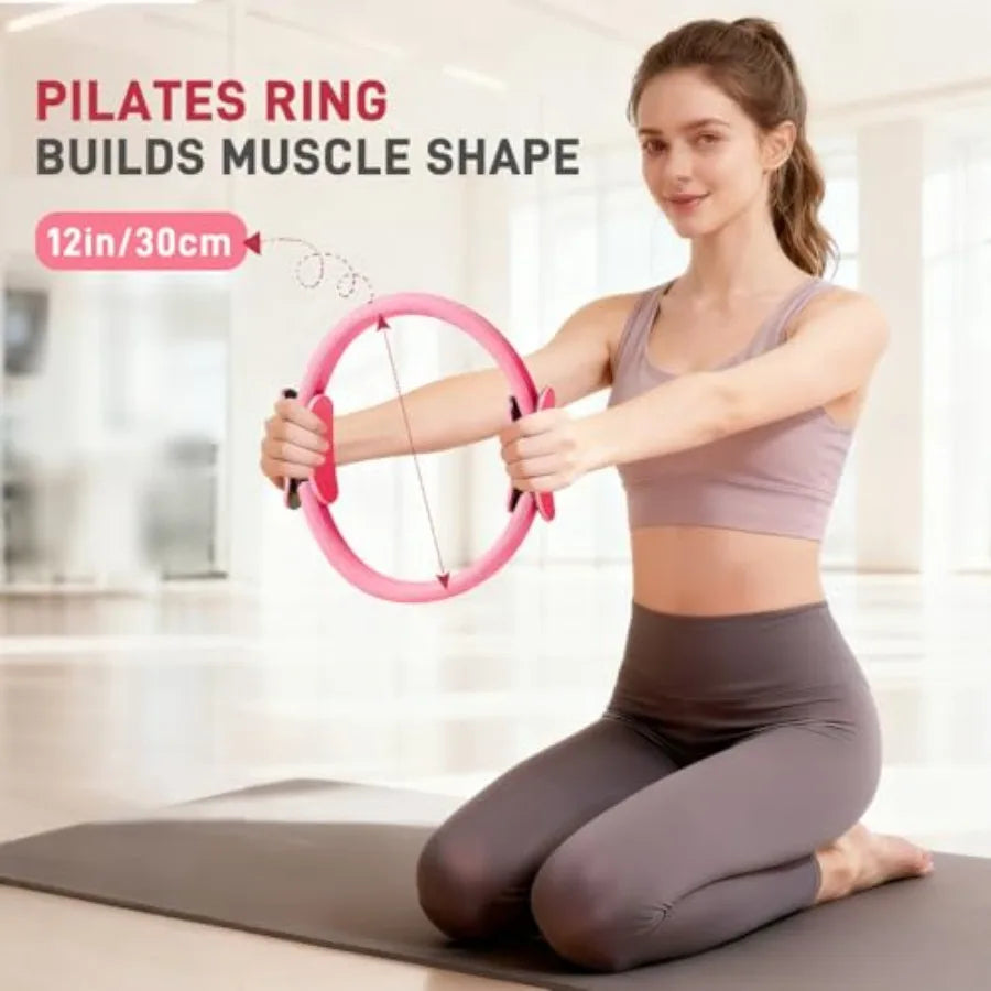 Yao Hui Huang Pilates Ring Set With Ankle Weights Fitness