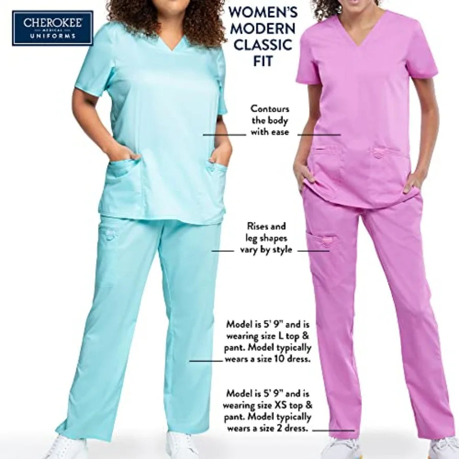 Cherokee Scrub Jacket Women Zip Front Medical Uniform Mesh Detail Ultra Soft