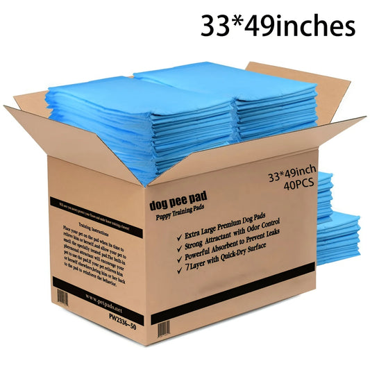 Disposable Pet Training Pads Forty Pack Thickened Leakproof Absorbent