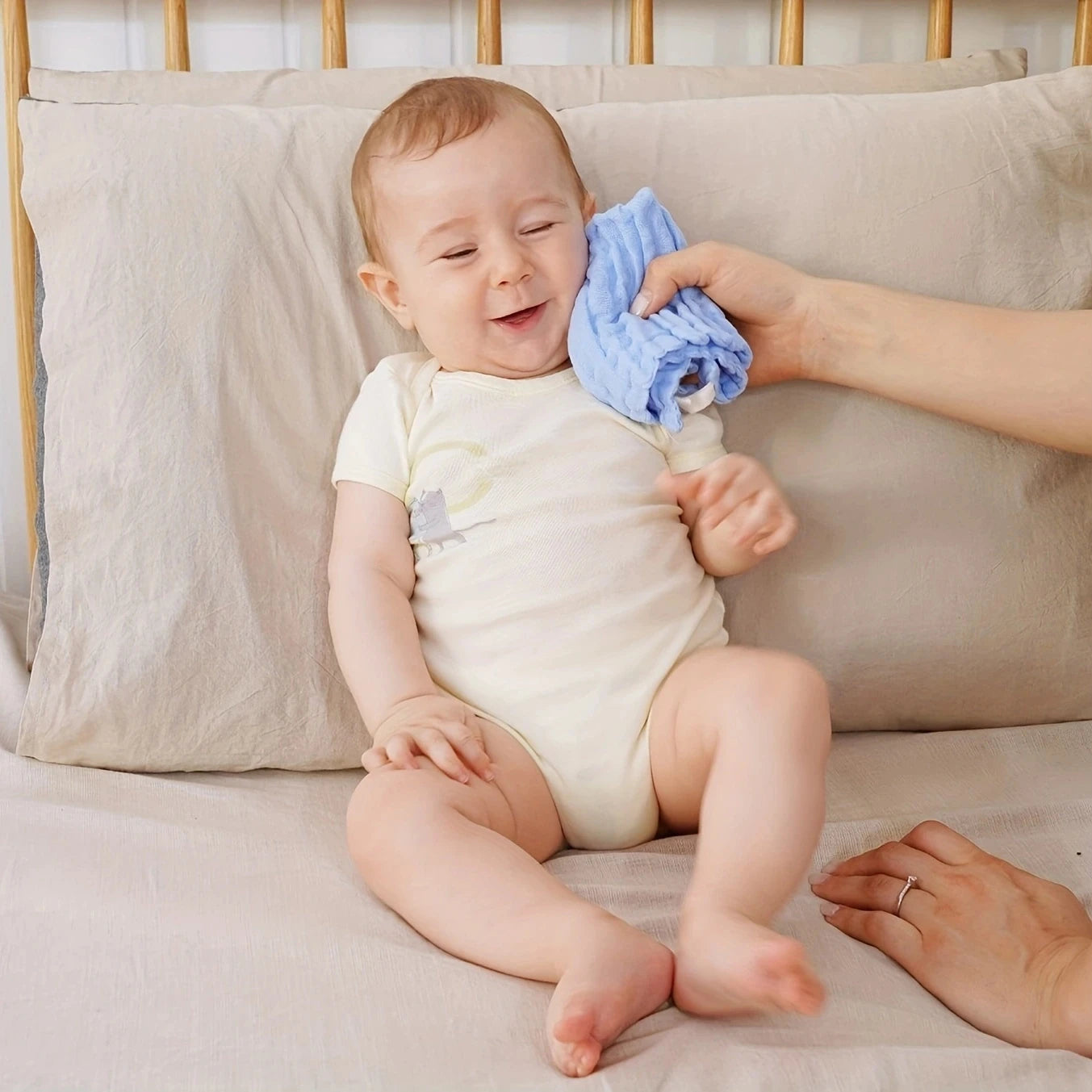 Baby Muslin Washcloths For Newborns Gentle Facial Towels