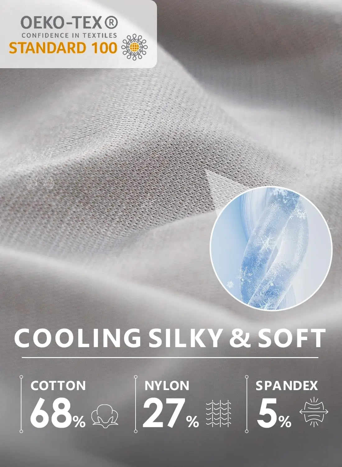 Cooling Silk Maternity Pillow U Shaped Body Support Sleep