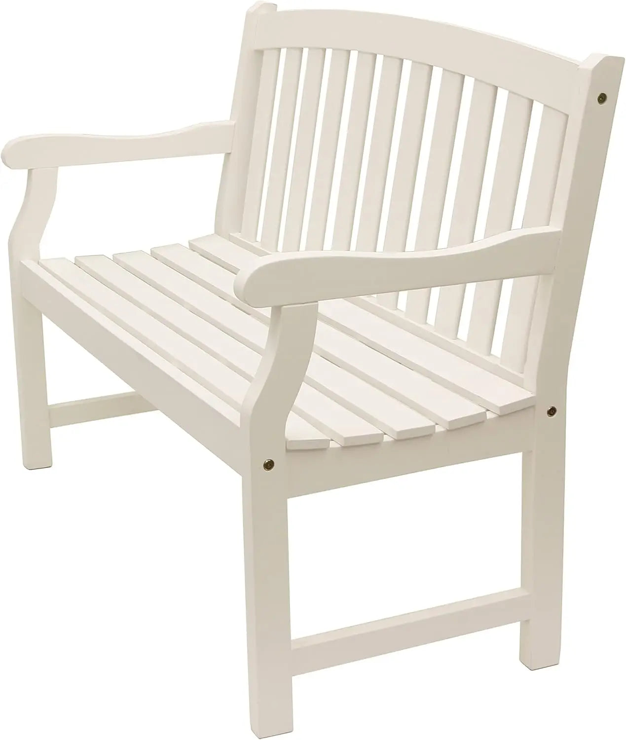 Acacia Wood 2-Seat Outdoor Bench