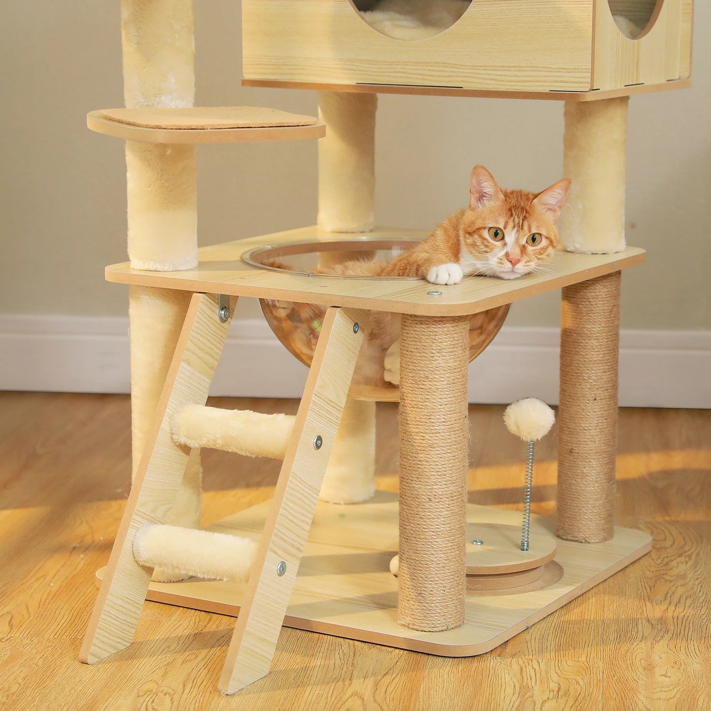 PAWZ Ro Multi Level Cat Tree With Scratching Posts Condo