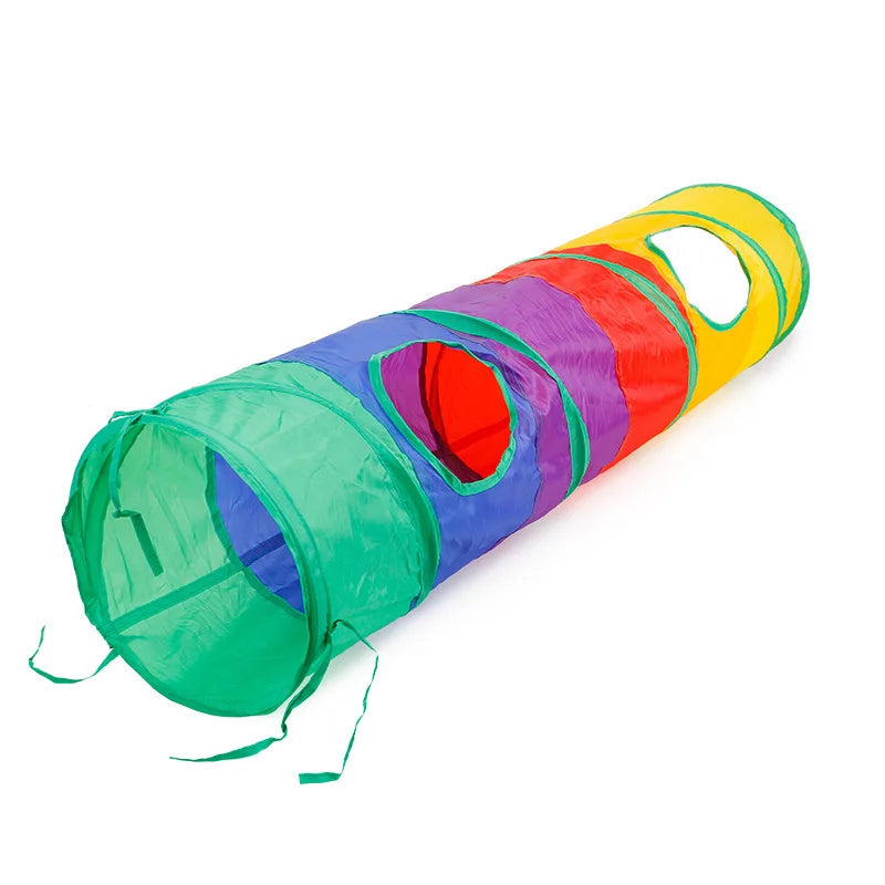 Foldable Cat Tunnel Play Tunnel Breathable Indoor Cat Toy