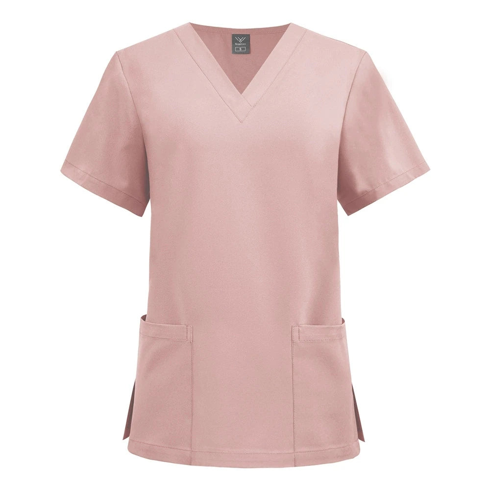 NONECN Wholesale Nurse Scrubs Uniform Set Durable Washable Medical Workwear