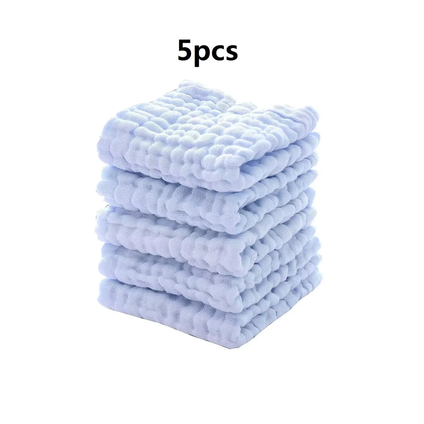 Baby Muslin Washcloths For Newborns Gentle Facial Towels