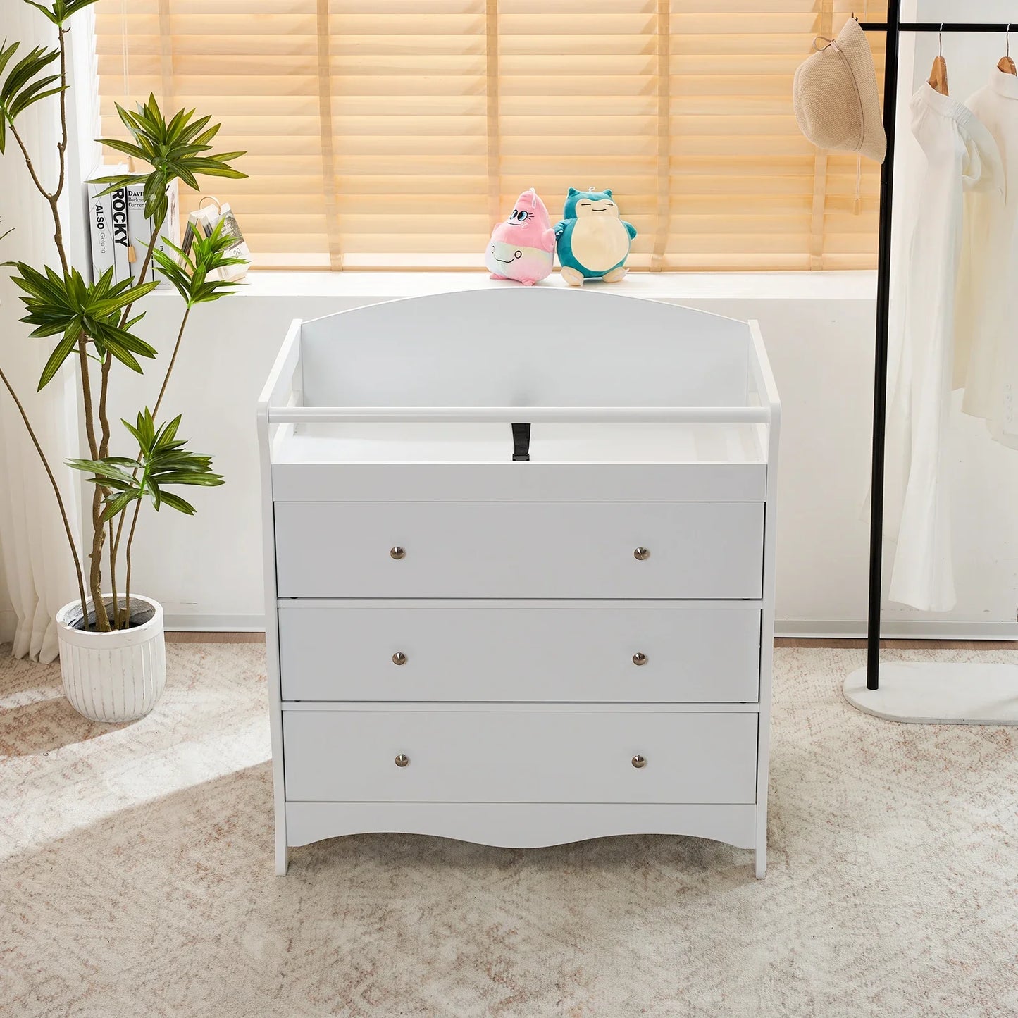 Six Drawer Double Dresser for Kids Bedroom and Nursery Storage