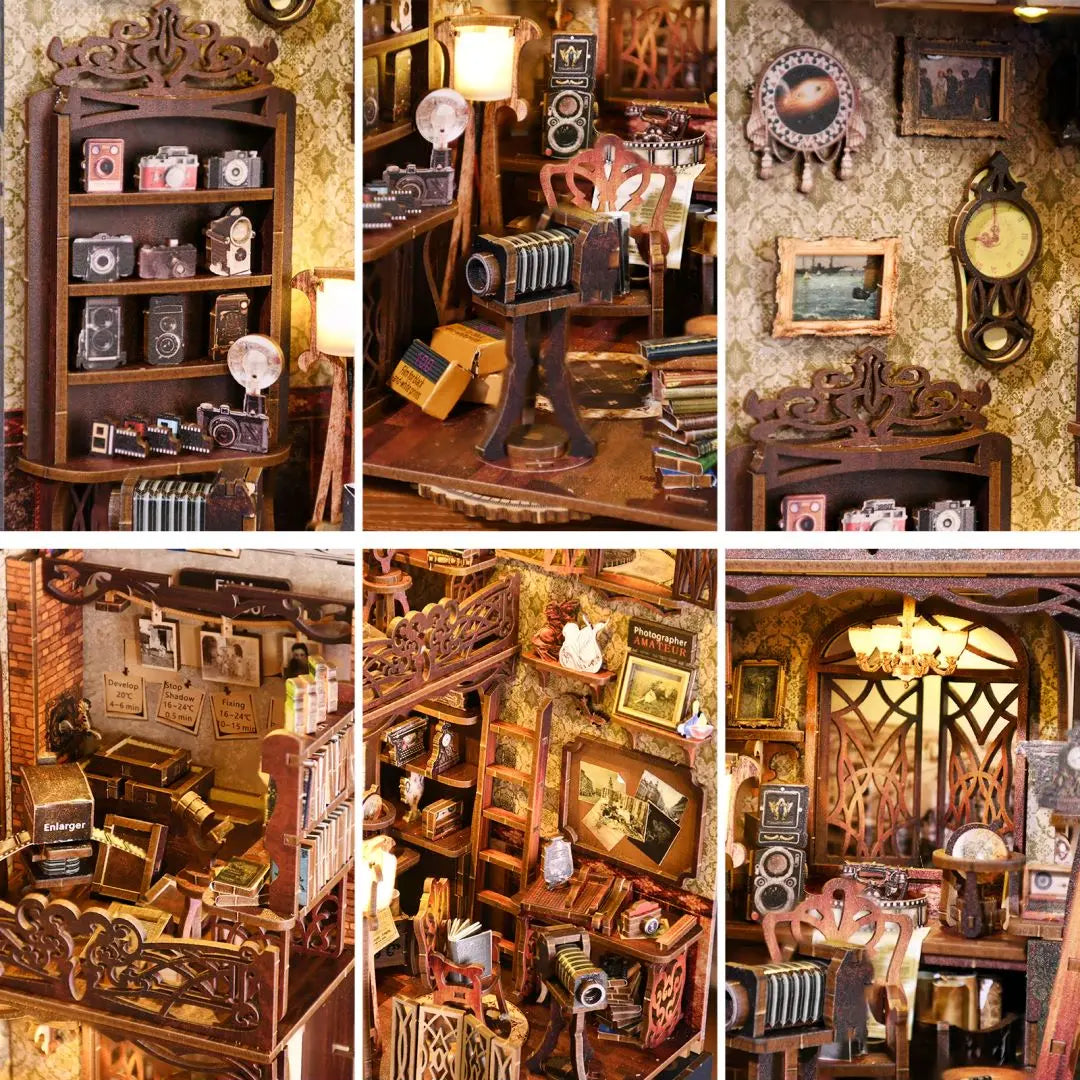 Booknook DIY Wooden Puzzle Miniature House Kit For Bookshelf Decor
