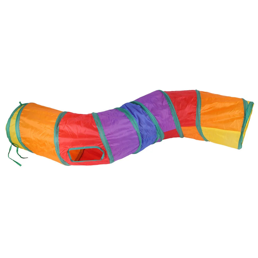 Foldable Cat Tunnel Play Tunnel Breathable Indoor Cat Toy