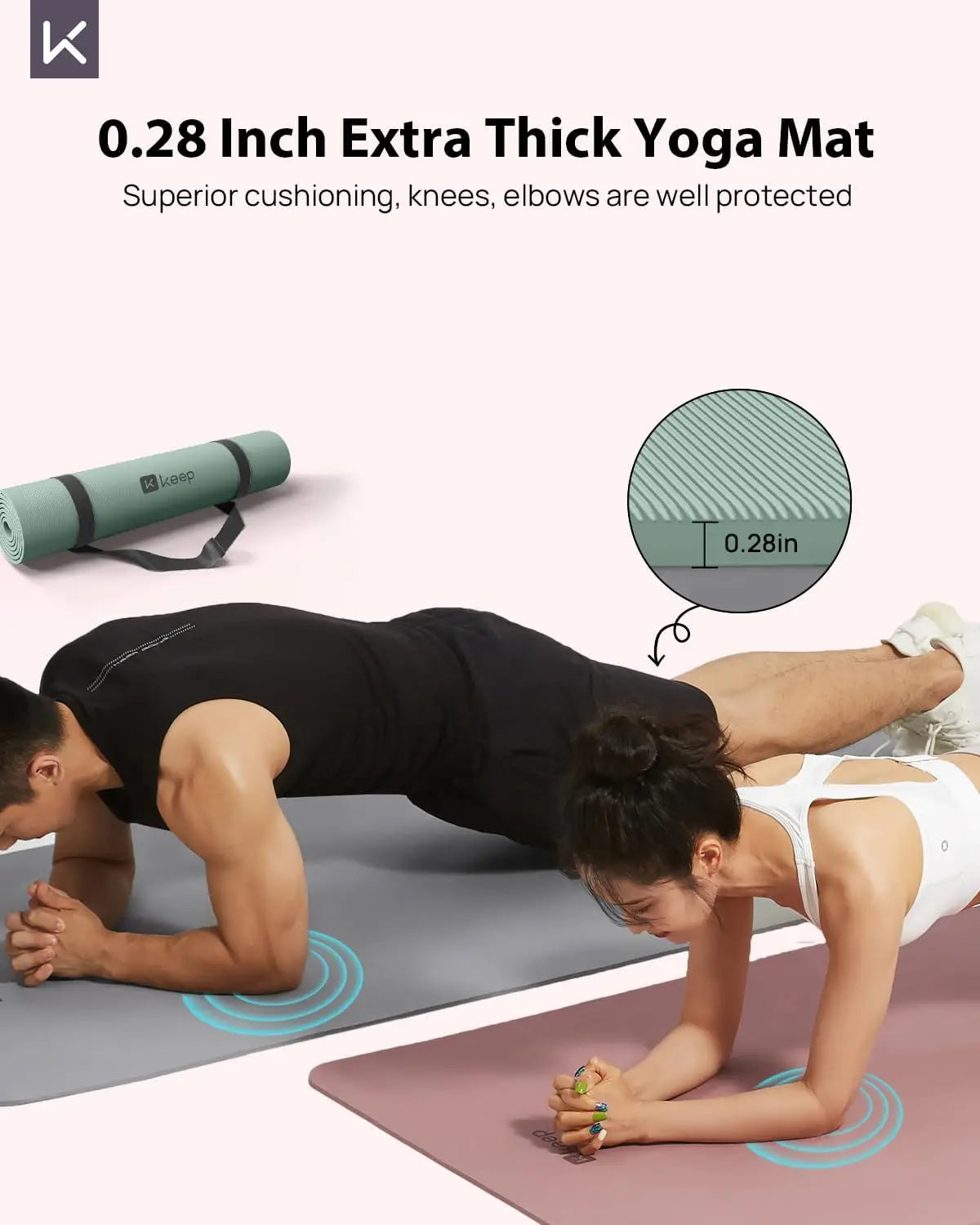 Non-Slip Eco-Friendly Yoga Mat For Pilates And Fitness