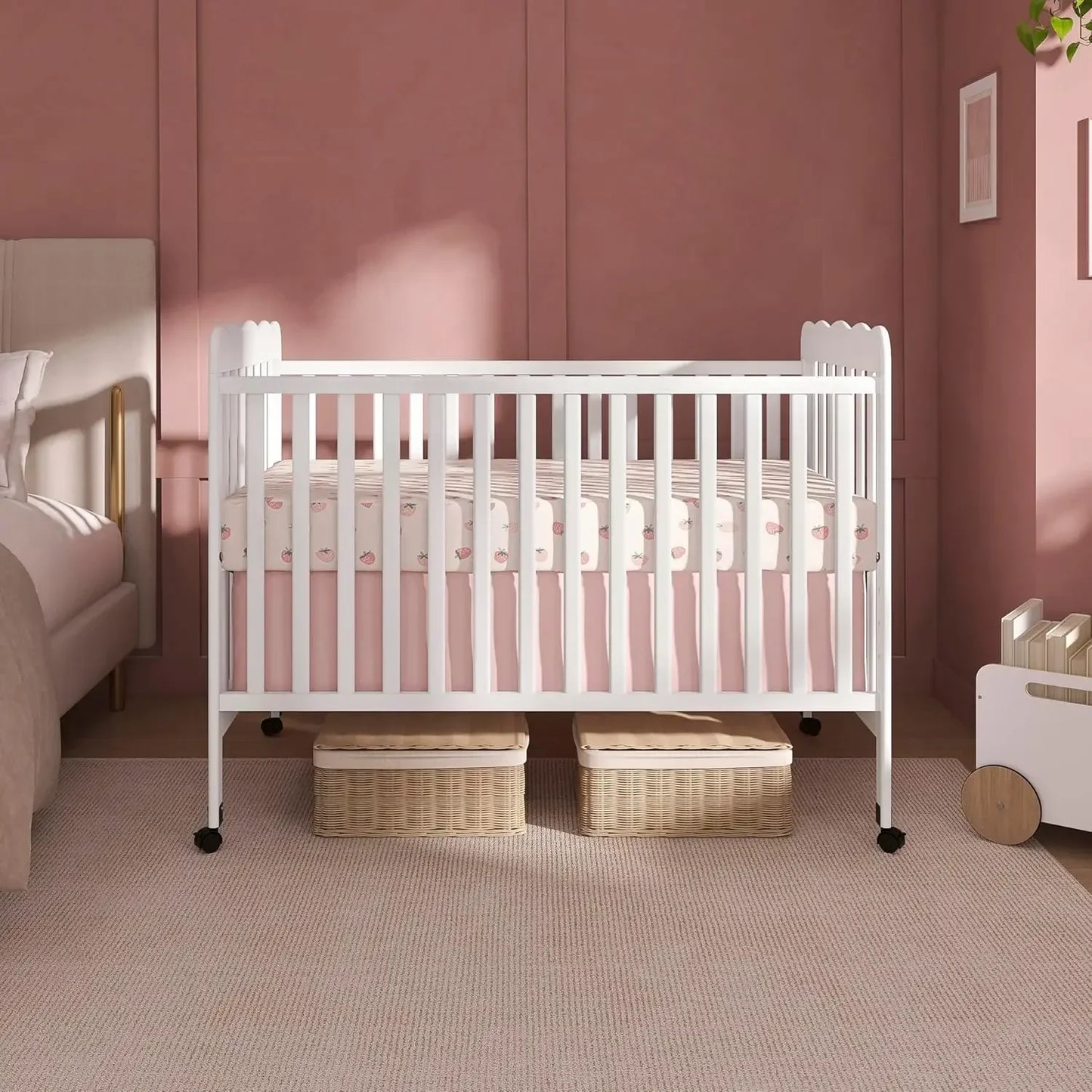 Carson Classic 3in1 Convertible Baby Crib Greenguard Gold JPMA