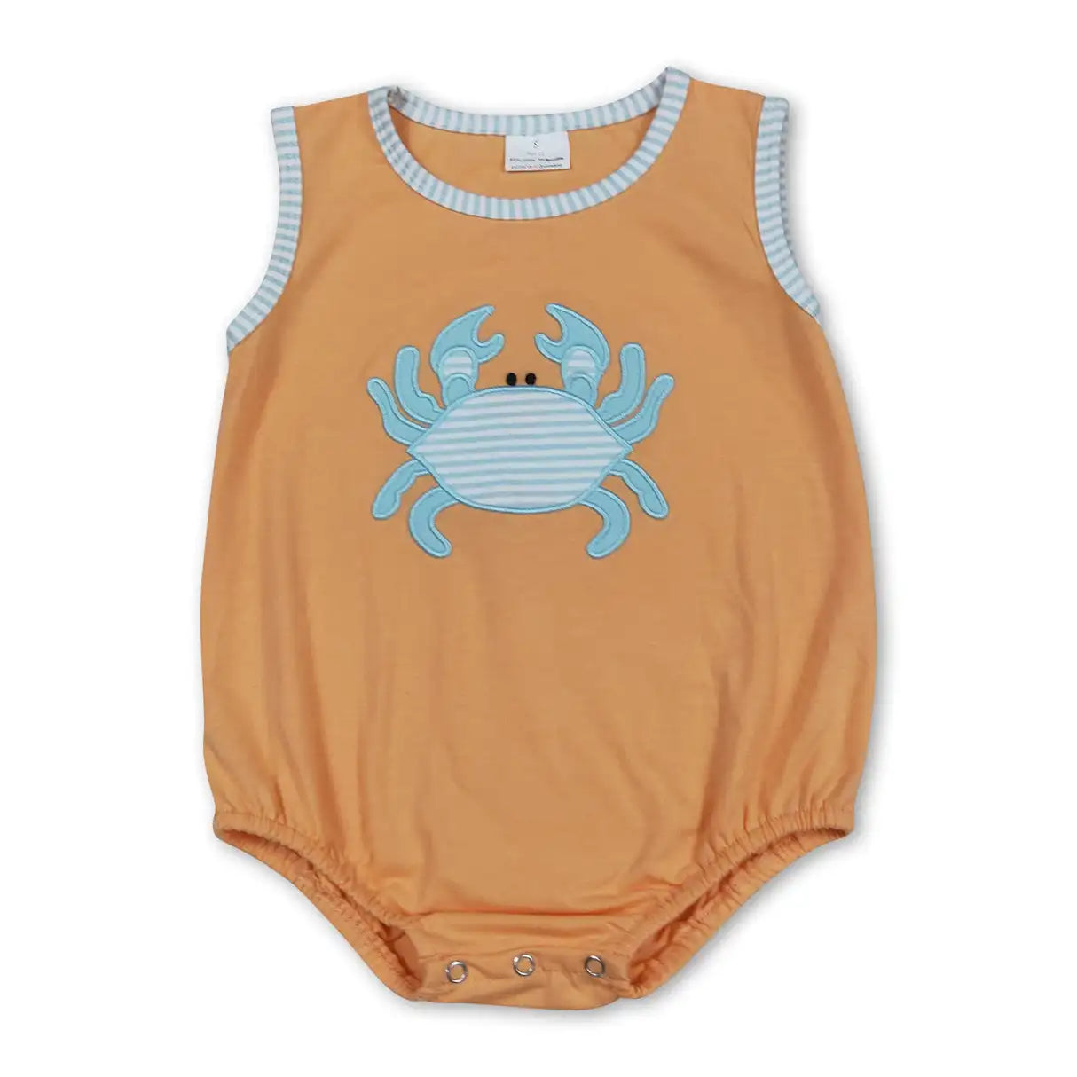 Sibling Baby Boys Sleeveless Rompers Cotton Polyester Fabric Easy Care