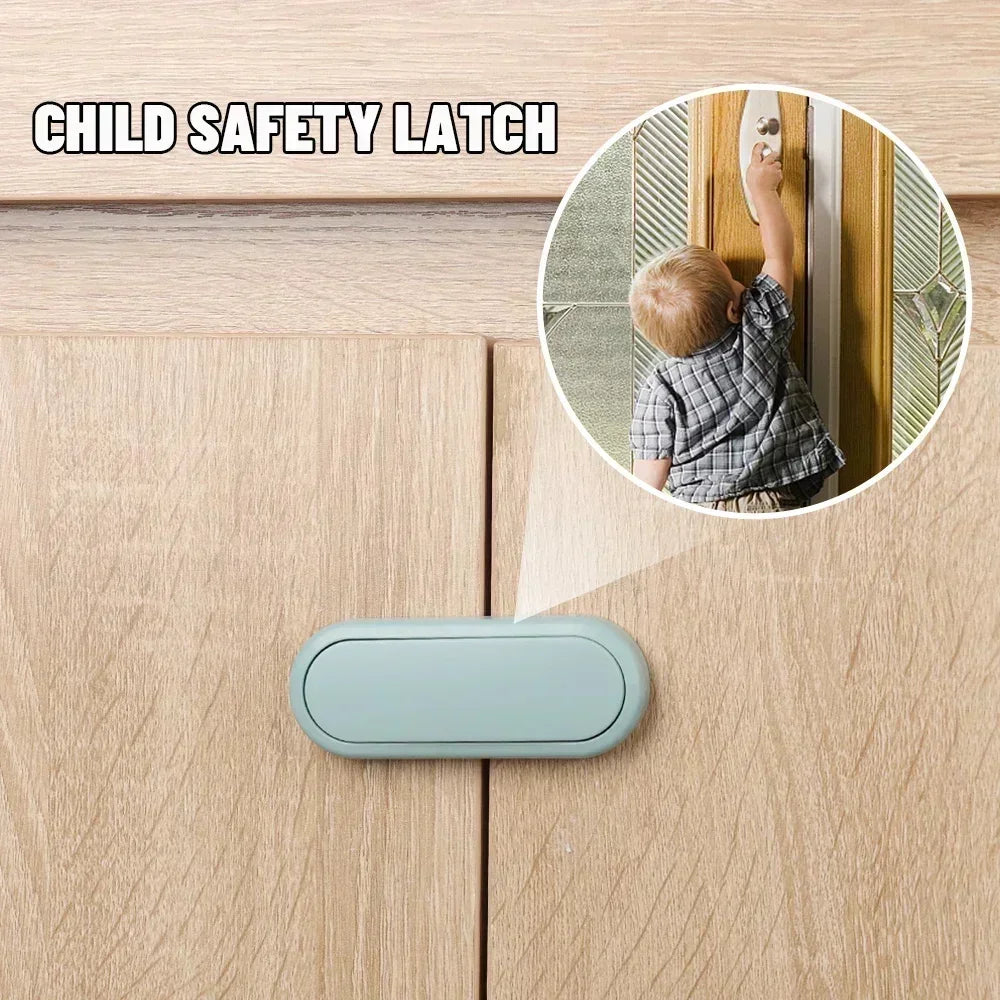 Latch Cabinet Locks Pack 5 Baby Anti Pinch Safety Locks