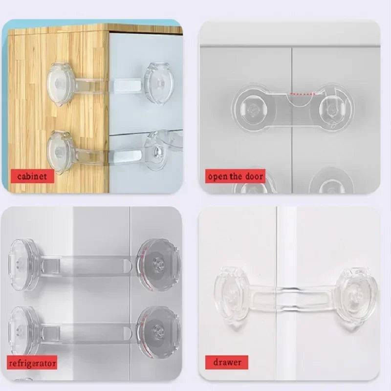 DHDH Baby Cabinet Fridge Safety Locks For Childproofing