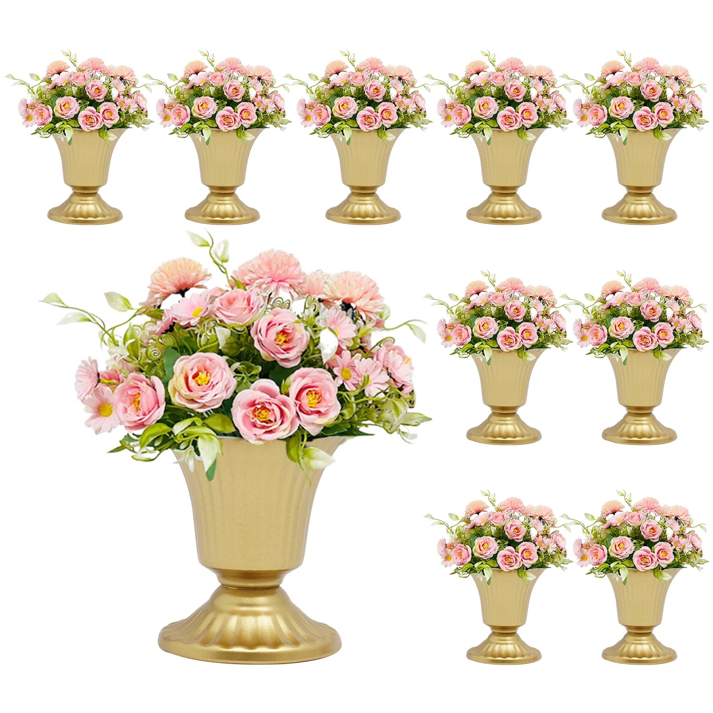 Wedding Table Vases Set 10 Pcs Centerpiece Holders