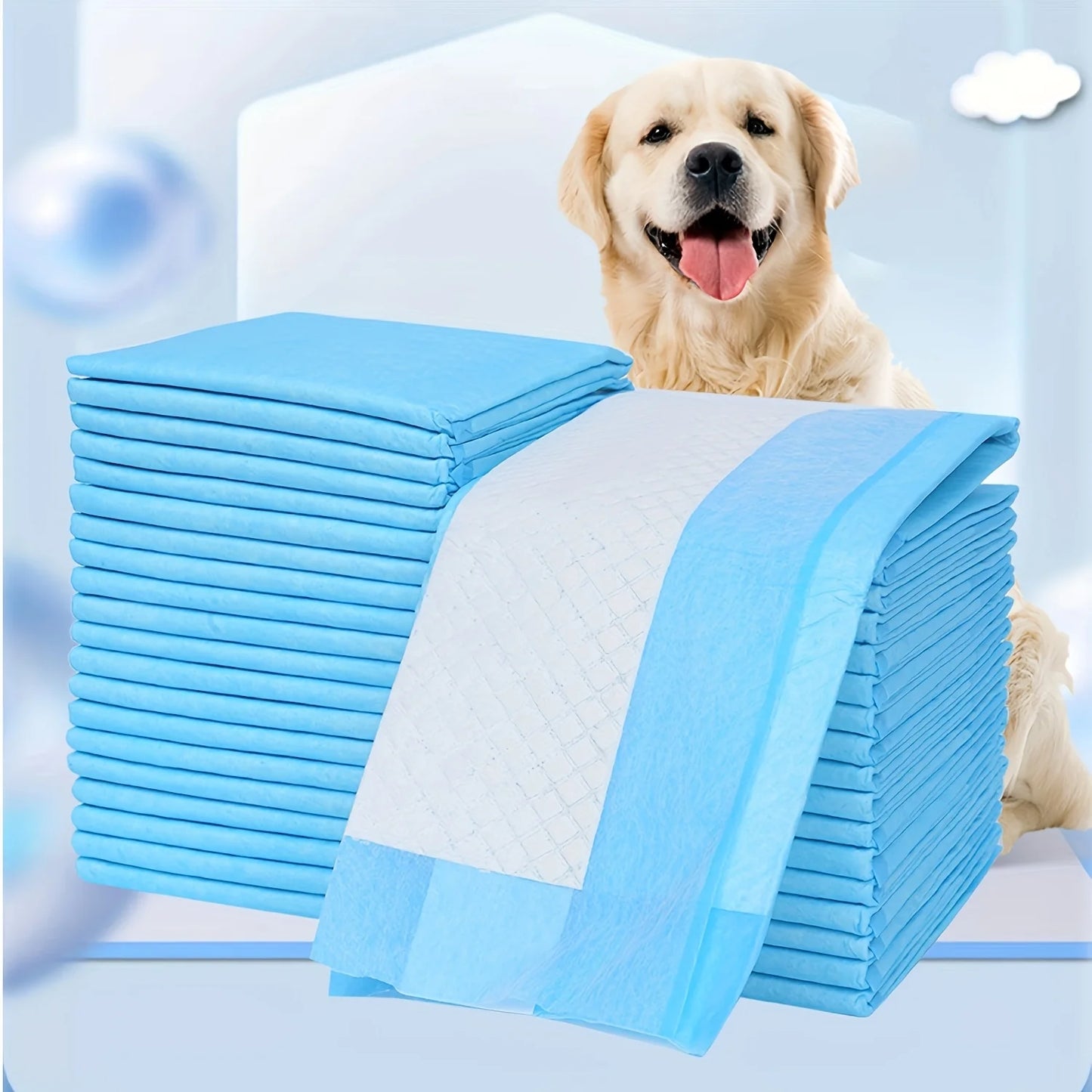 GIMARS Thickened 8-Layer Super Absorbent Dog Pee Pads, Leak-Proof