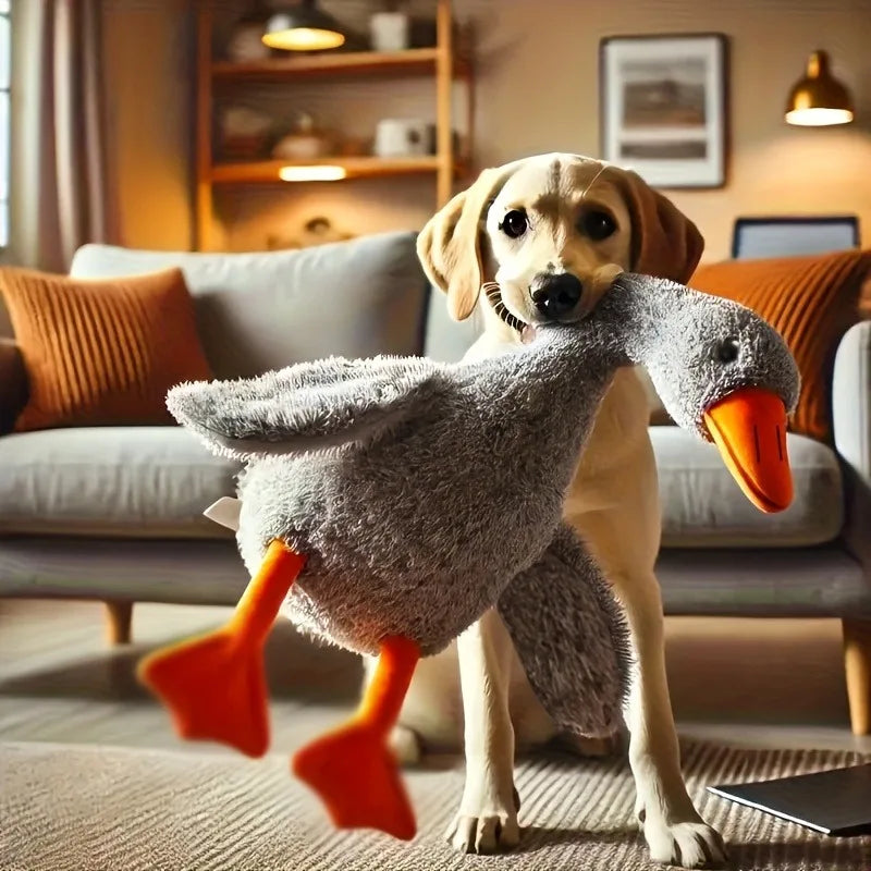 Soft Duck Plush Toy for Cats and Dogs Anxiety Relief