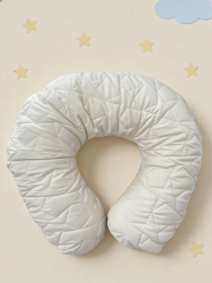 Soft Nursing Pillow With Star Quilting