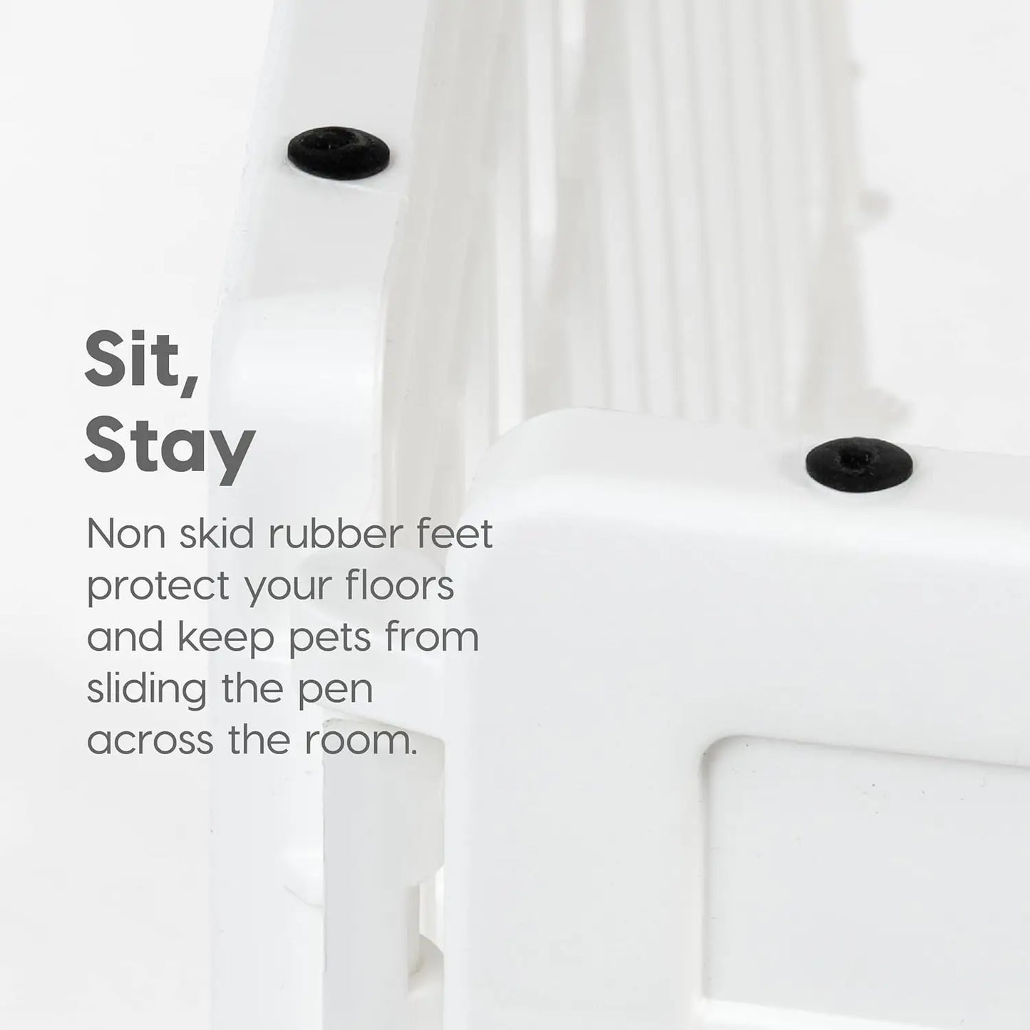 Indoor 4 Panel Dog Playpen With Door For Small Dogs
