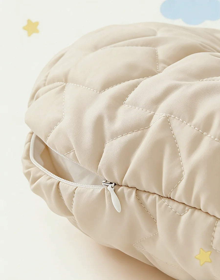Soft Nursing Pillow With Star Quilting