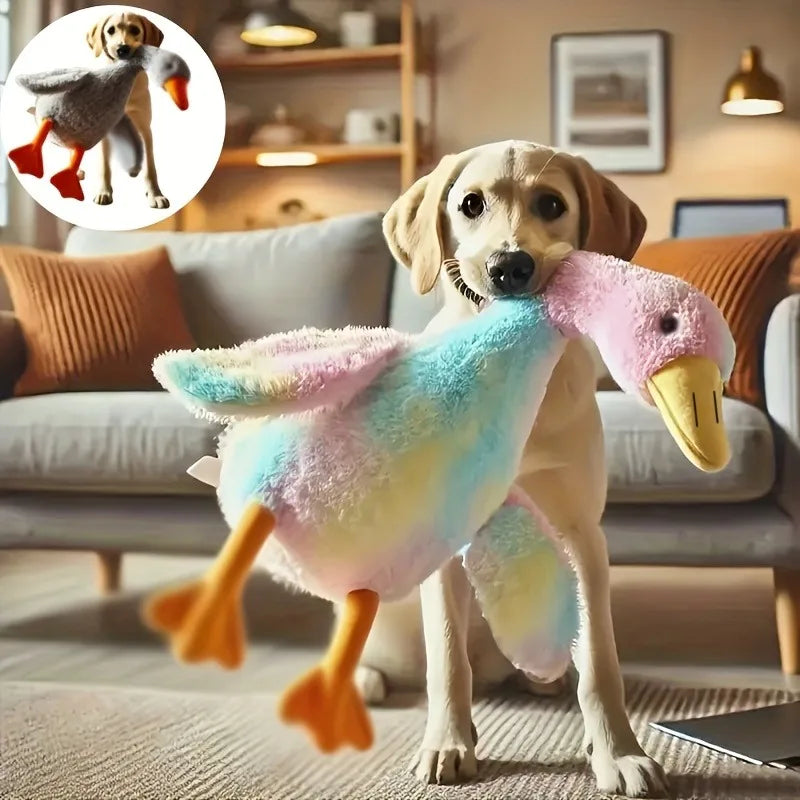 Soft Duck Plush Toy for Cats and Dogs Anxiety Relief