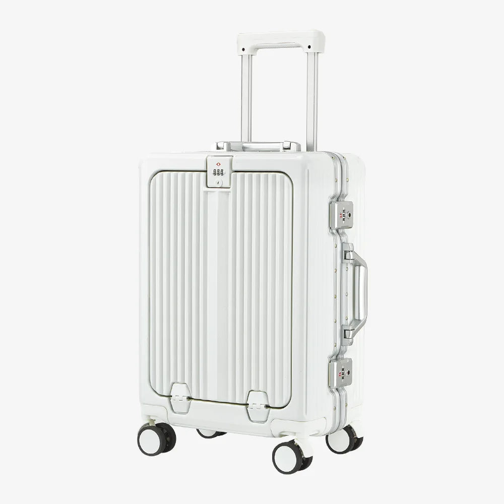Trolley Luggage Rolling Case With Combination Lock