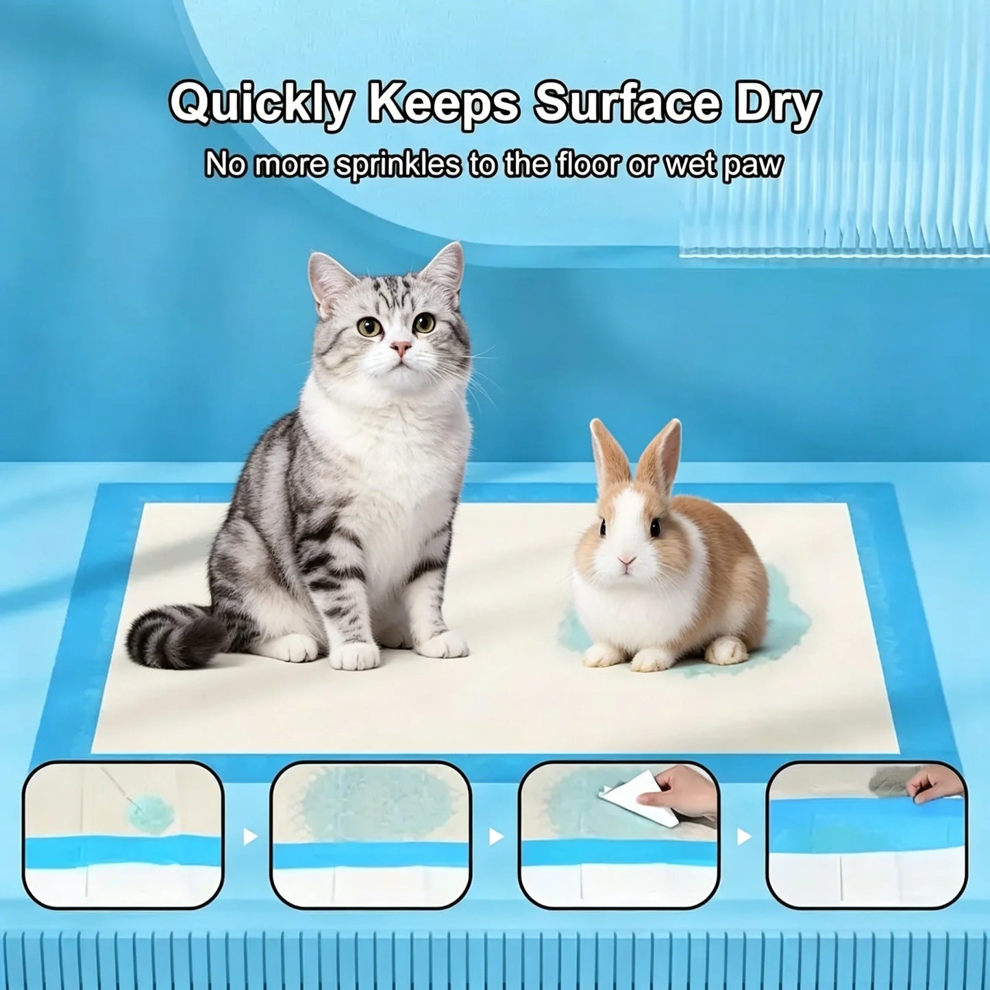 Leak-Proof Six-Layer Ultra Absorbent Puppy Training Pads