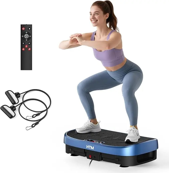 HTM Vibration Plate Fitness Multi Function Trainer For Home Gym