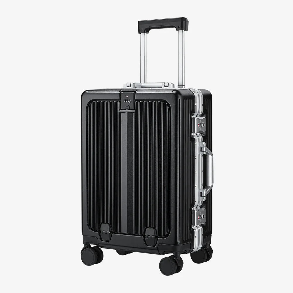 Trolley Luggage Rolling Case With Combination Lock