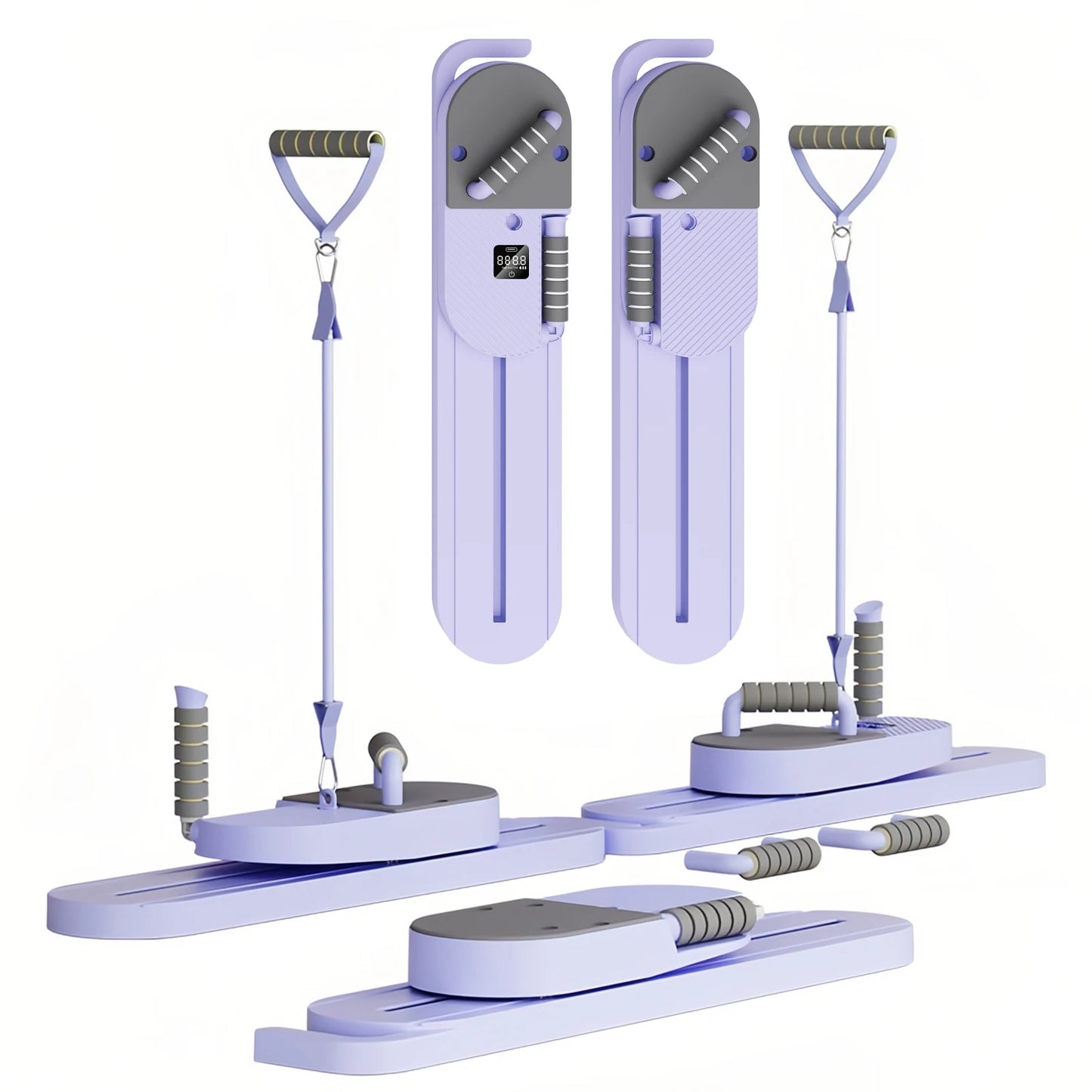 Ab Pilates Board With Resistance Bands For Home Office