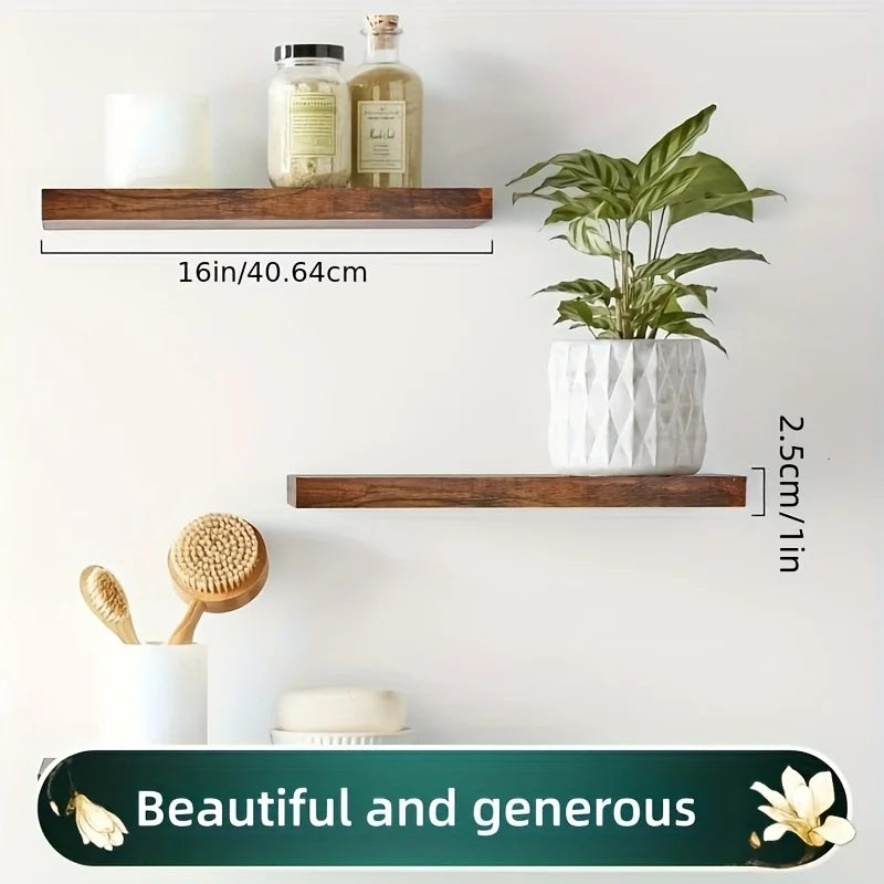 Wall Mounted Wooden Shelf For Living Room Contemporary Wall Shelf